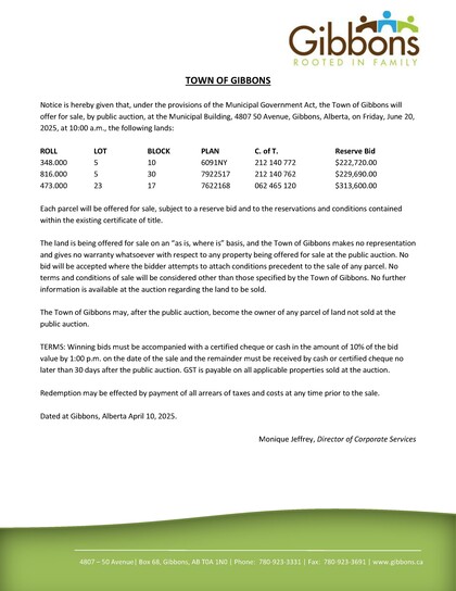 2025 Tax Auction